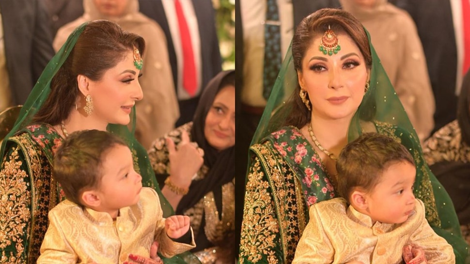 Maryam Nawaz Gorgeous Looks In Her Son Wedding See Images Pmln Pakistan