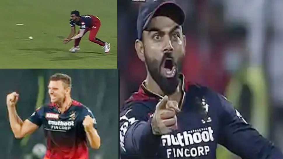 Rcb Vs Rr Ipl Mohammed Siraj Take Good Catch Of Josh Buttler At