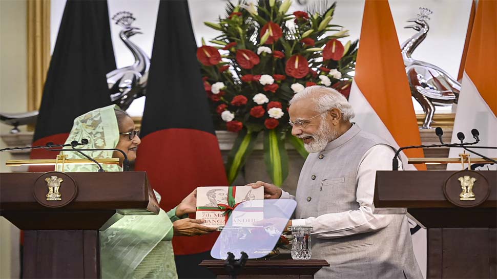 India And Bangladesh Ink First Water Sharing Pact In Years Hasina