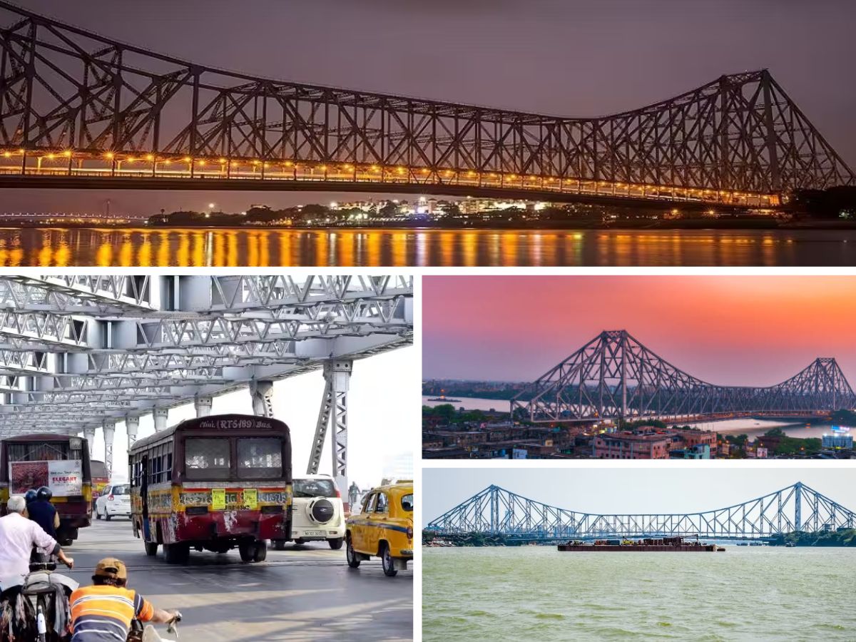 Knowledge Howrah Bridge Built On Hooghly River In Kolkata West Bengal