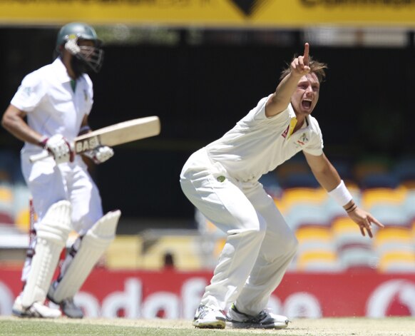 ऑस्ट्रेलिया और दक्षिण अफ्रीका के बीच टेस्ट सीरीज के पहले मैच का पांचवें दिन का खेल।