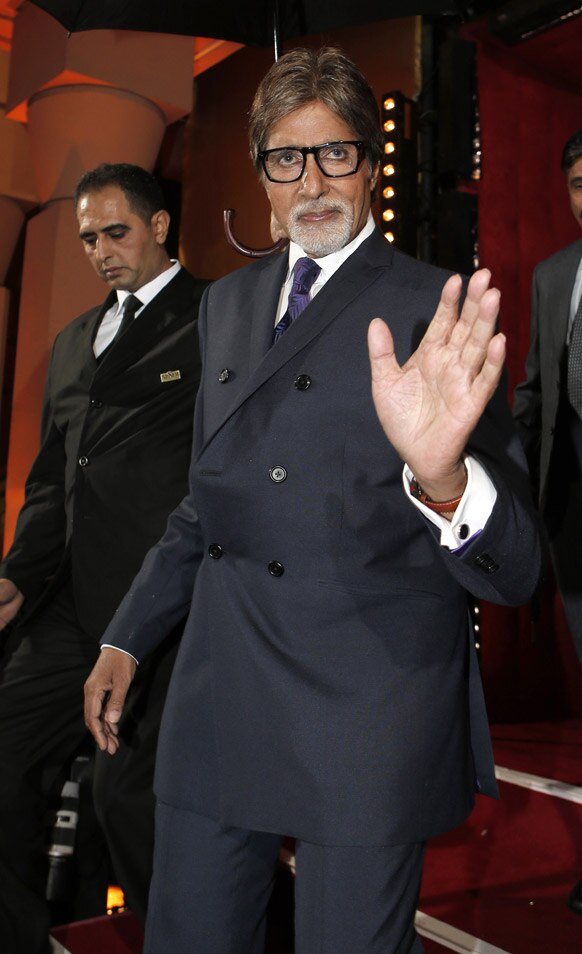 मराकेश इंटरनेशनल फिल्म फेस्टिवल में बॉलीवुड अभिनेता अमिताभ बच्चन।