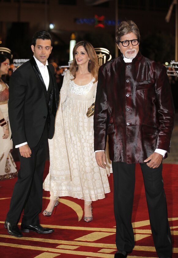 मराकेश इंटरनेशनल फिल्म फेस्टिवल में बॉलीवुड अभिनेता अमिताभ बच्चन और ऋतिक रोशन ने शिरकत की।