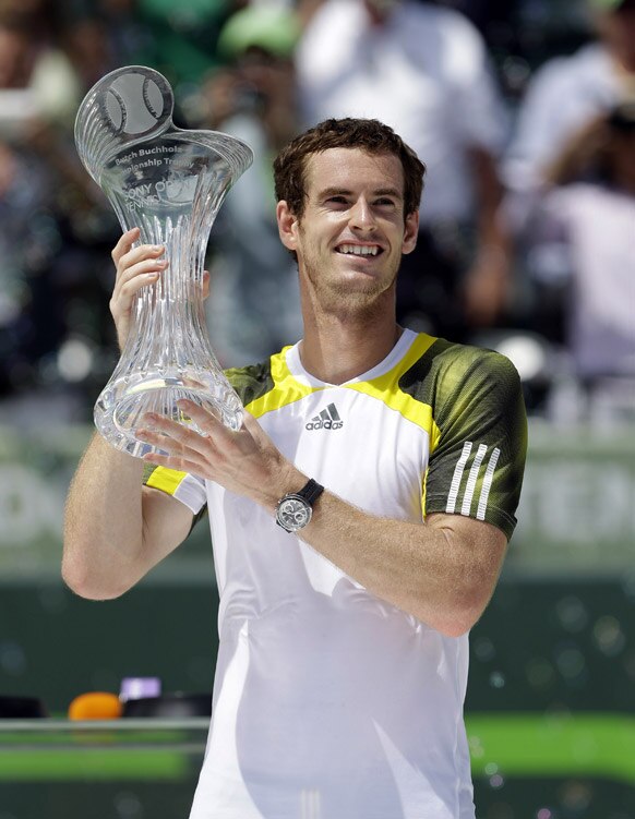 सोनी ओपन टेनिस टूर्नामेंट में एंडी मर्रे ने डेविड फेरर को हराकर खिताब जीत लिया।