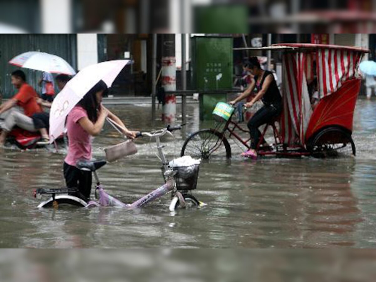 चीन में बारिश, तूफान और भूस्खलन से आठ मरे