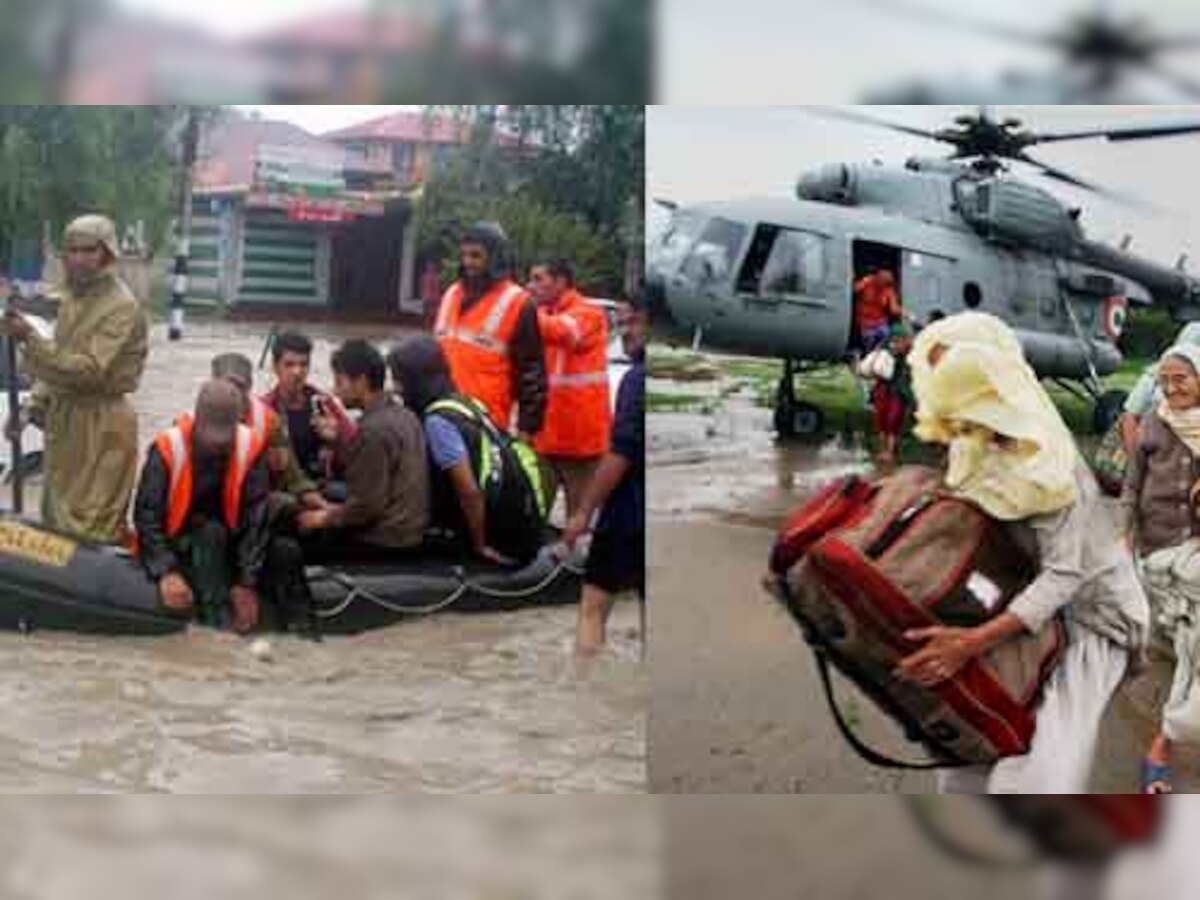 जम्‍मू कश्मीर बाढ़: 50000 से अधिक लोगों को सुरक्षित निकाला गया, लाखों अब भी हैं फंसे