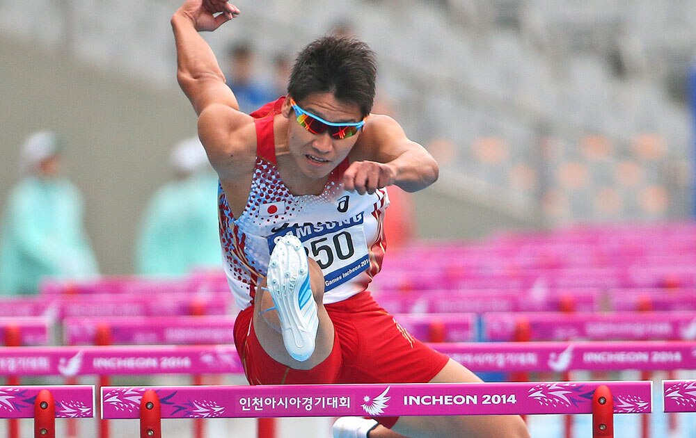 एशियन गेम्स 2014 में जापान के अखिओको नाकामुरा ने 100 मीटर की प्रतियोगिता में जीत हासिल की। 