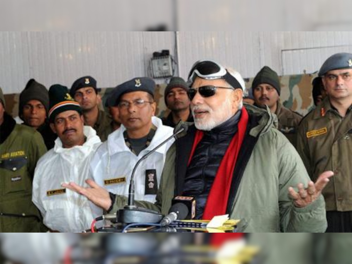 सियाचीन में सैनिकों से बोले PM मोदी-सभी भारतीय आपके साथ कंधा से कंधा मिलाकर खड़े हैं
