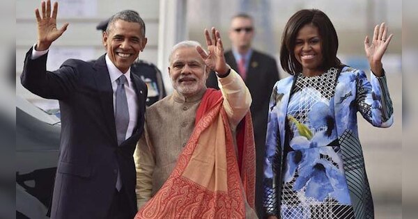Modi in traditional kurta-pajamas and Nehru jacket welcomed Obama ...