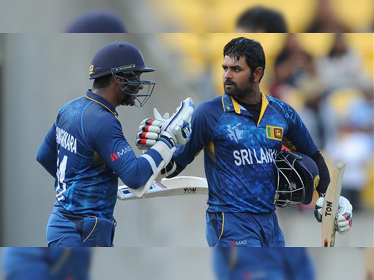 विश्व कप 2015: संगकारा, तिरिमाने के शतक की बदौलत श्रीलंका ने इंग्लैंड को 9 विकेट से रौंदा