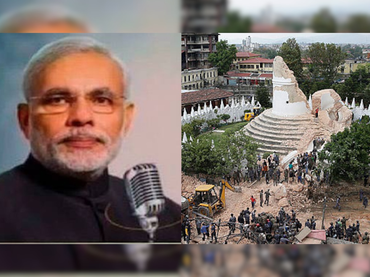 मन की बात : PM मोदी ने भीषण भूकंप पर जताया दुख, बोले - हर नेपाली का पोछेंगे आंसू