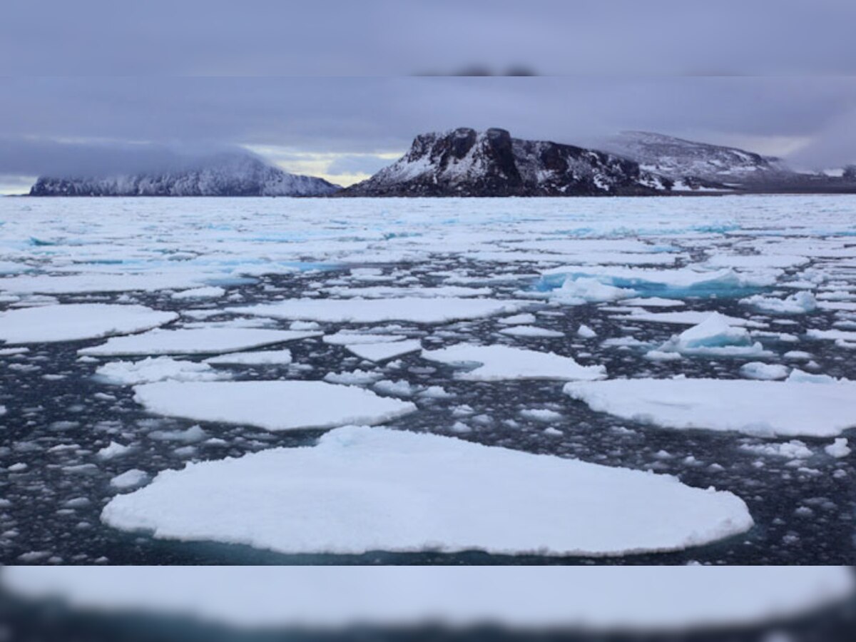 ग्लोबल वार्मिंग : 1970 के बाद आर्कटिक पर सबसे कम बर्फ