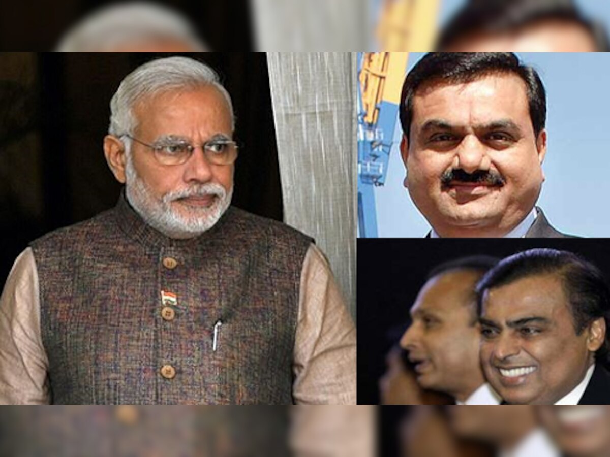 मोदी सरकार के एक साल : शेयर बाजार में अडाणी ऊपर, अंबानी नीचे