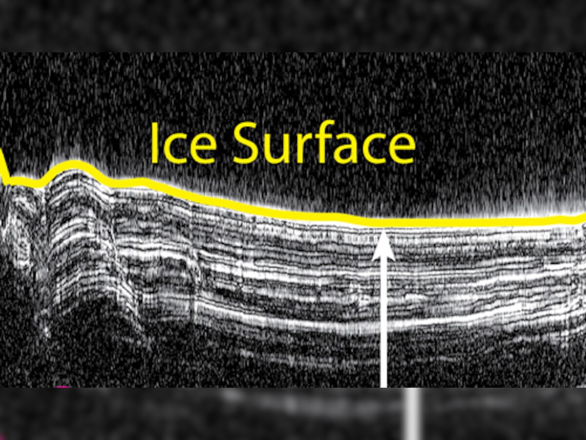 मंगल ग्रह पर मिला बर्फ का 130 फुट मोटा विशालकाय खंड