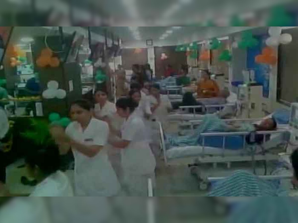 अस्पताल के ICU वार्ड में गरबा, थिरके डॉक्टर और नर्स, हेल्थ मिनिस्टर ने मांगी रिपोर्ट