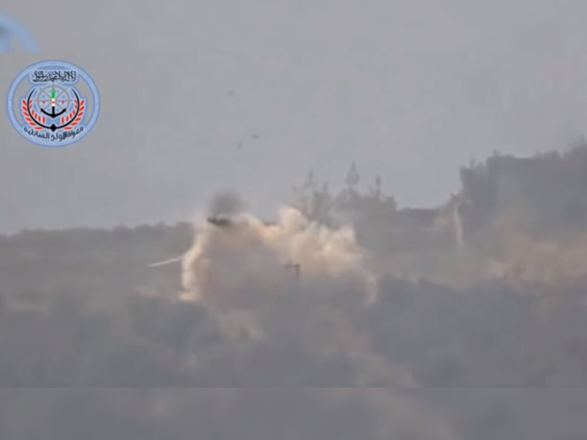 VIDEO में देखिए, कैसे सीरियाई विद्रोहियों ने रूसी हेलिकॉप्टर के परखच्चे उड़ा दिए