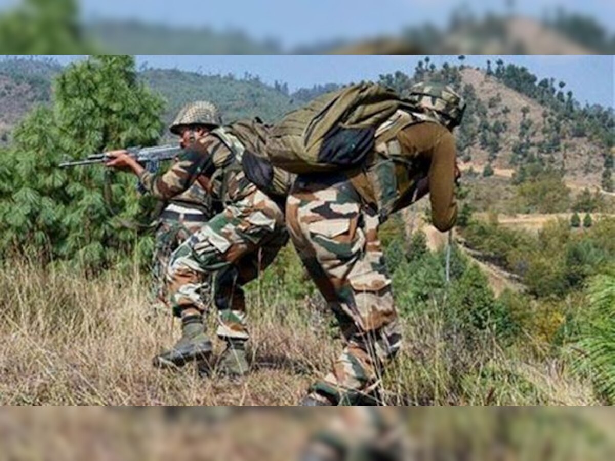 कश्मीर मुठभेड़ में 5 आतंकी ढेर, दो सैनिक शहीद