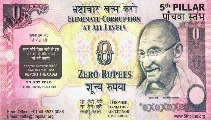 Zero Rupee Notes: A unique weapon to fight against corruption ...