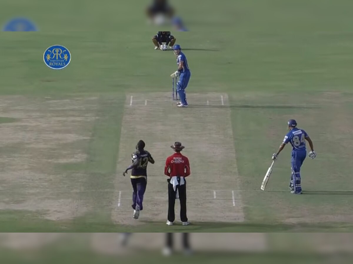 IPL की 'मजेदार और लॉफ्टर बॉल'! जब वाटसन हुए हैरान, अंपायर को आया 'पसीना'!  देखें VIDEO