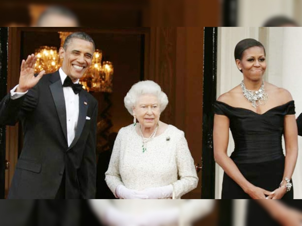 महारानी एलिजाबेथ द्वितीय के साथ भोज में शामिल होंगे बराक ओबामा और मिशेल ओबामा