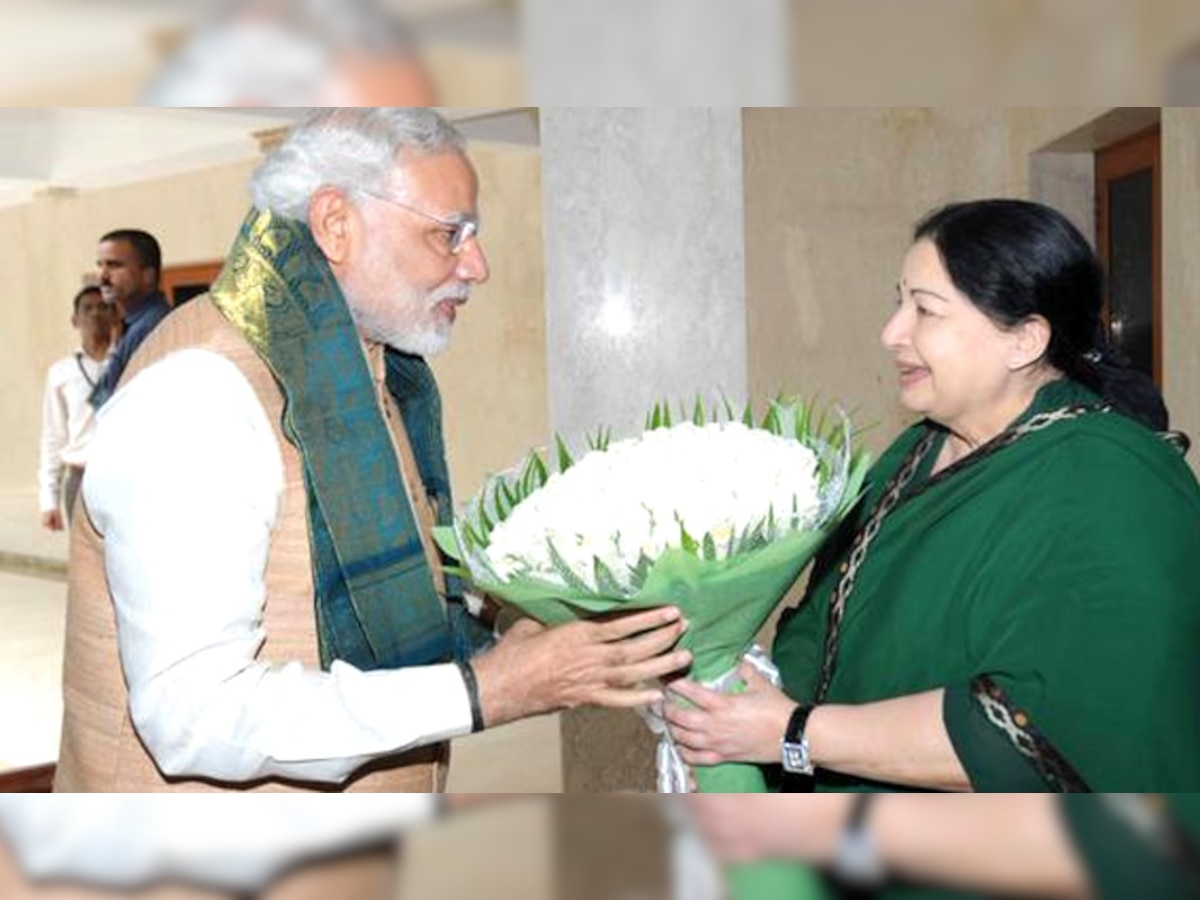 प्रधानमंत्री मोदी ने दी जयललिता को बधाई