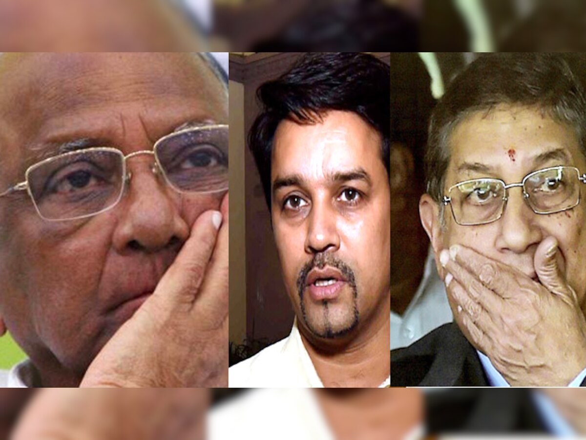 शरद पवार और श्रीनिवासन के लिए दरवाजे बंद, अनुराग ठाकुर को छोड़ना होगा एचपीसीए