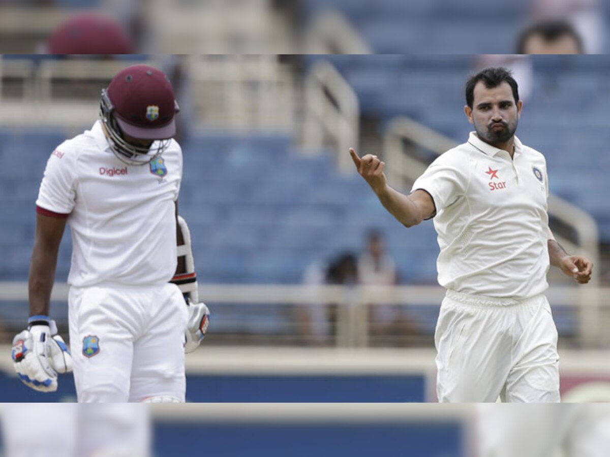 जमैका टेस्ट : भारतीय गेंदबाजों ने वेस्टइंडीज पर कसा शिकंजा