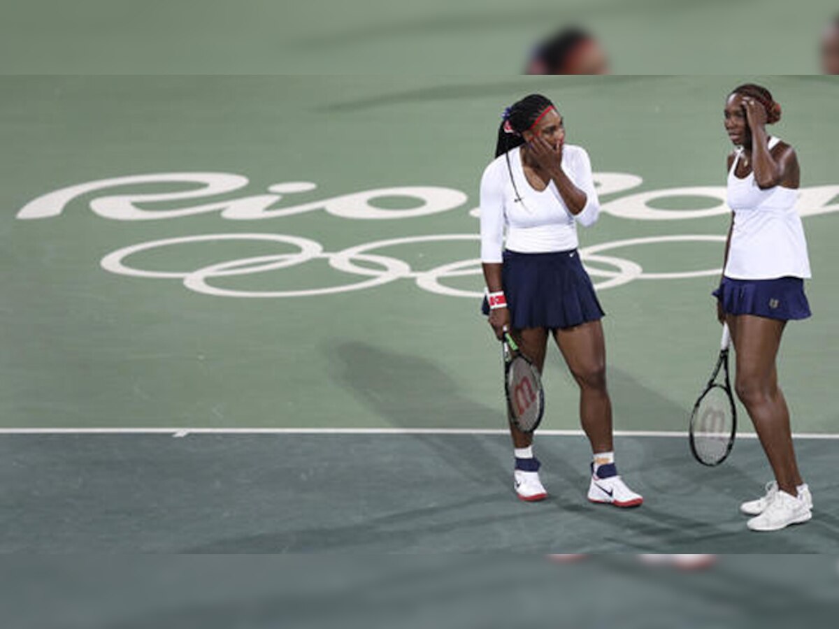 रियो ओलंपिक: विलियम्स बहनें युगल के पहले दौर में ही पहली बार हारकर बाहर