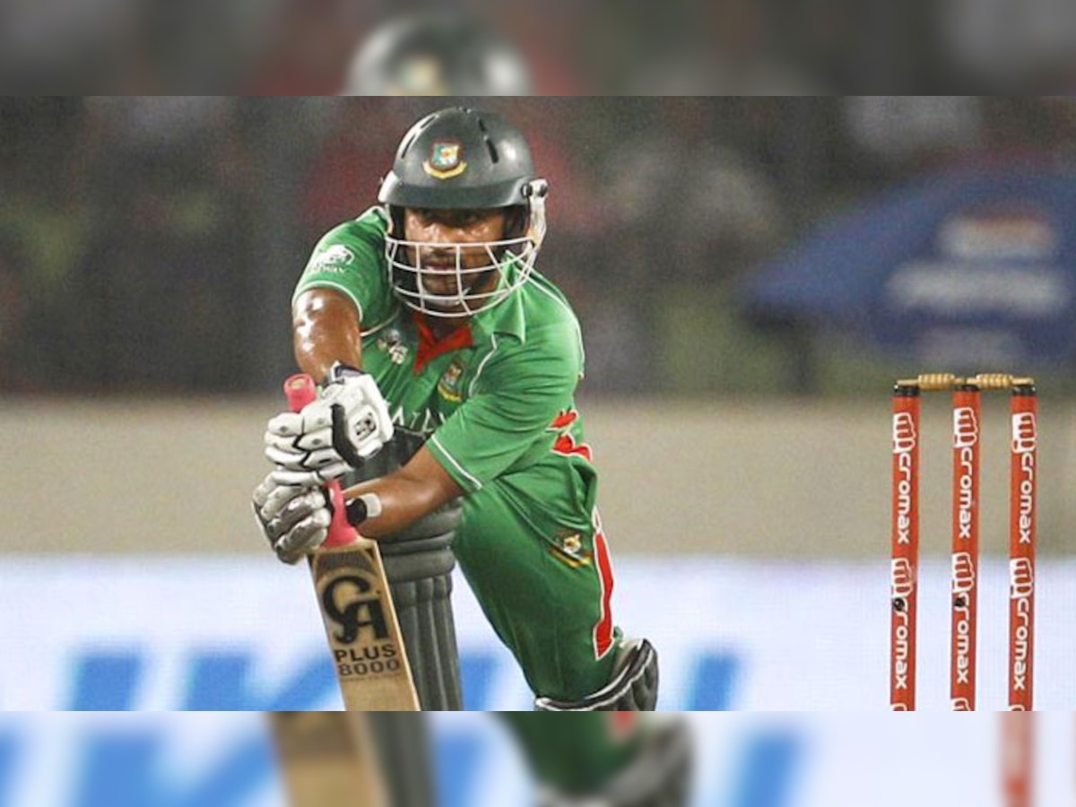 तमीम इकबाल का अर्धशतक, बांग्लादेश के 5 विकेट पर 221 रन