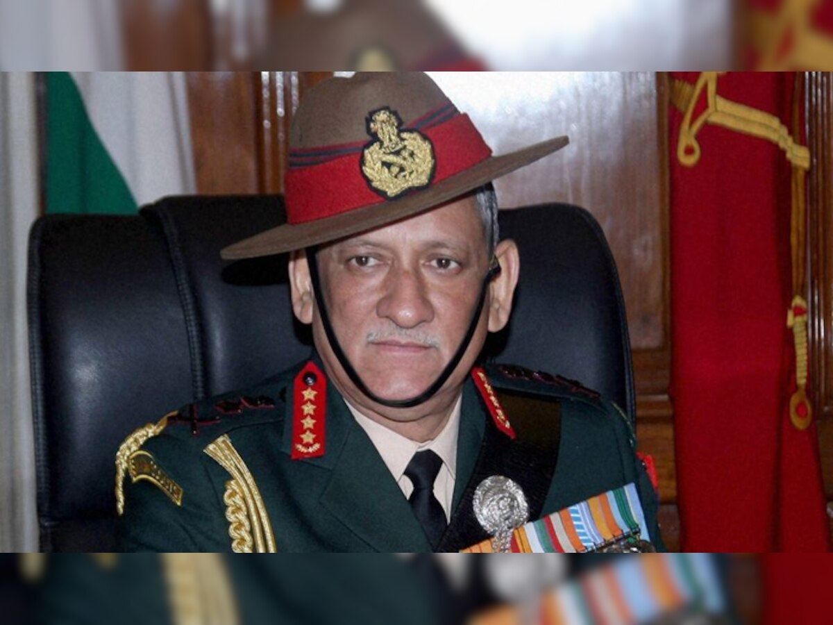 सेना प्रमुख जनरल बिपिन रावत आज जम्मू-कश्मीर का दौरा करेंगे