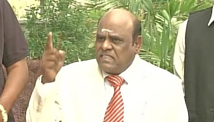 Justice CS Karnan Reject Supreme Court Bailable Warrant Delivered By ...