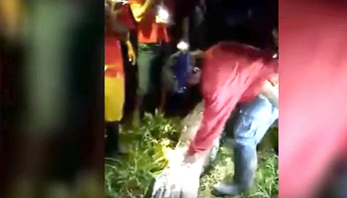 25 year old man swallowed up completely BY A Python- see VIDEO | 25 साल ...