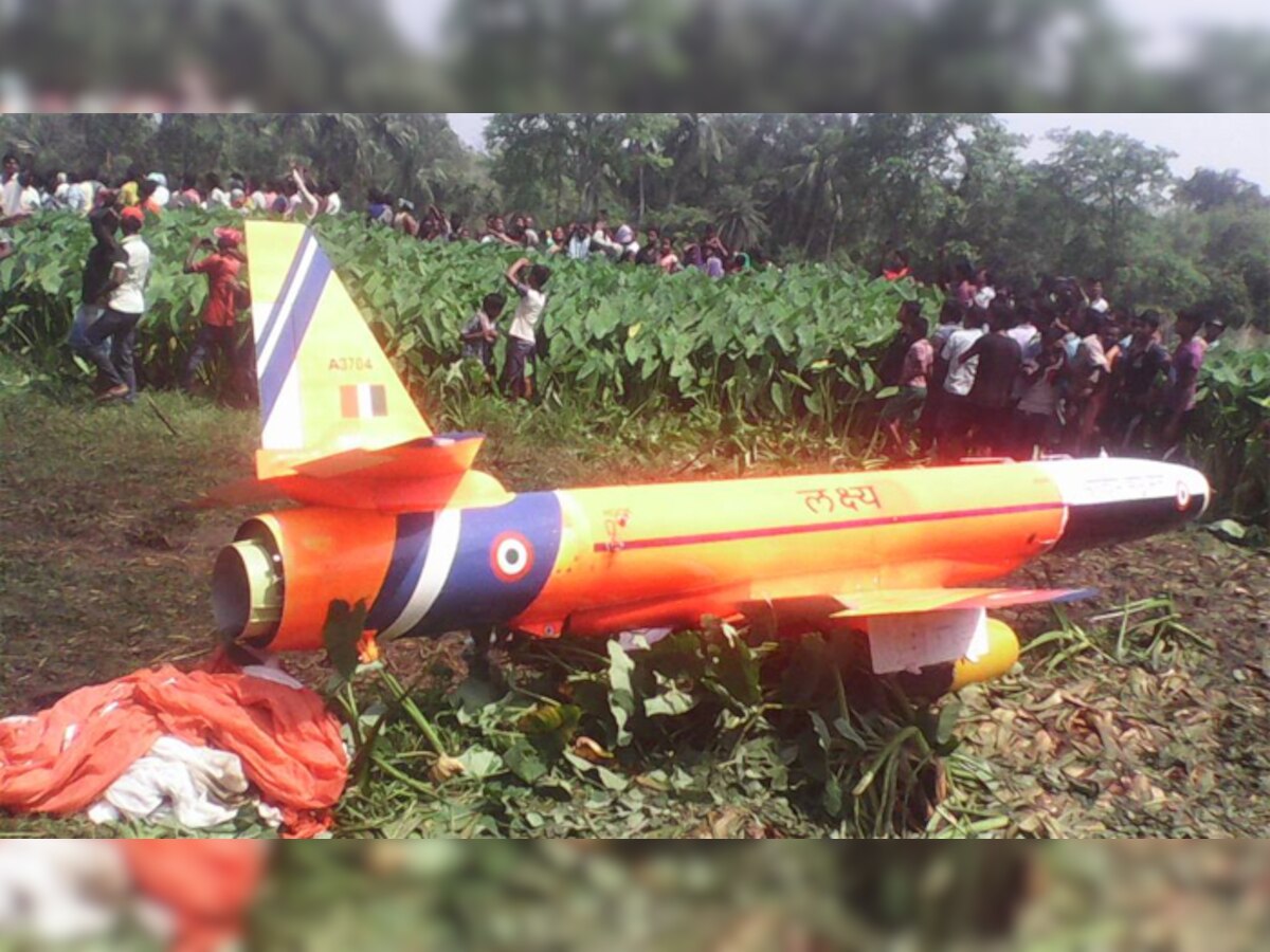 भारतीय वायुसेना का UAV 'लक्ष्य 'ओडिशा में दुर्घटनाग्रस्त  (PHOTO: ani)
