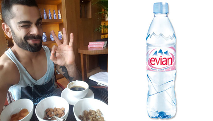 Team India Captain Virat Kohli Drinks Evian Water From France Costs Rs 600 Per Litre विराट 0291