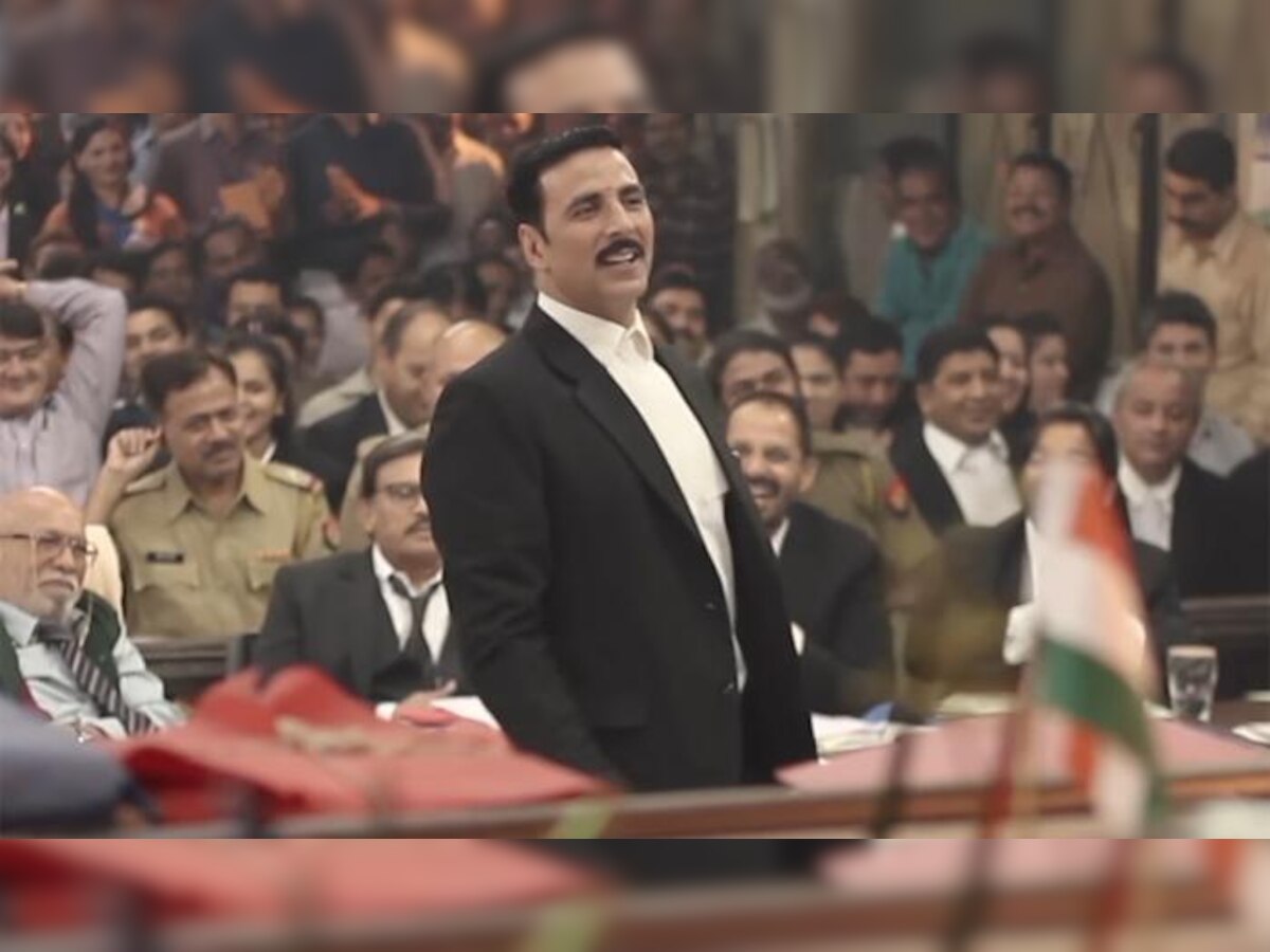 ‘जॉली एलएलबी 2’ फिल्म के एक दृश्य में अक्षय कुमार वकील के किरदार में.