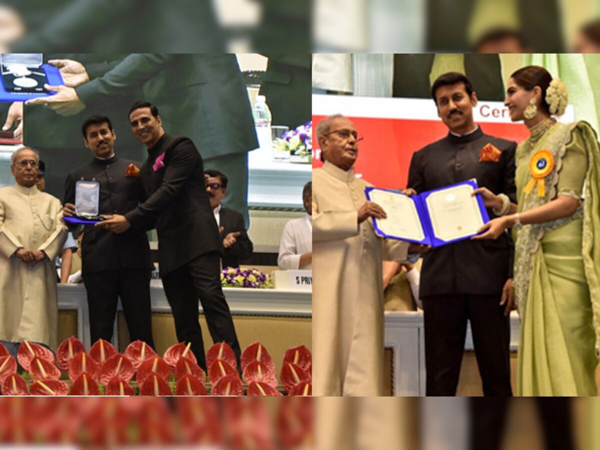 राष्ट्रपति ने बांटे राष्ट्रीय फिल्म पुरस्कार, अक्षय कुमार को मिला पहला नेशनल अवॉर्ड