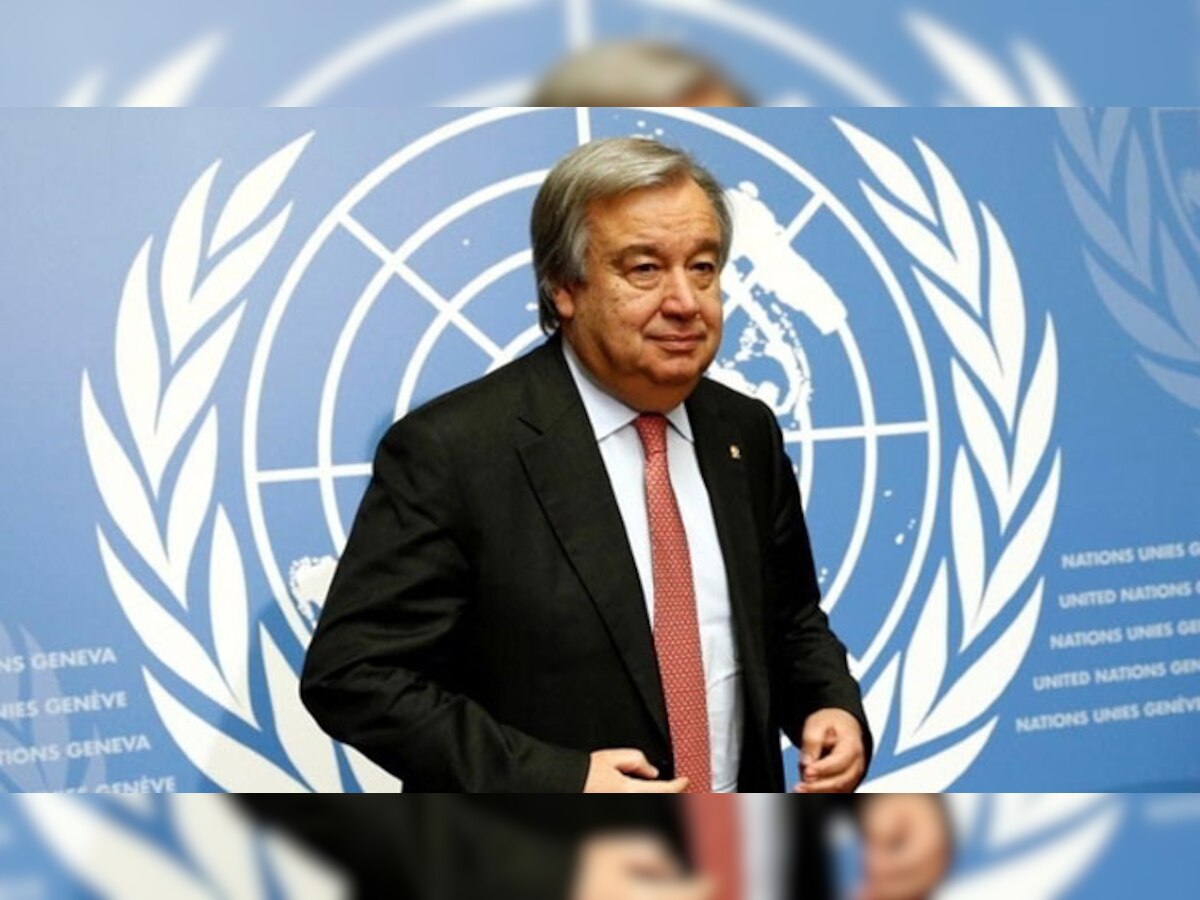 संयुक्त राष्ट्र महासचिव एंतोनियो गुतारेस की फाइल फोटो.