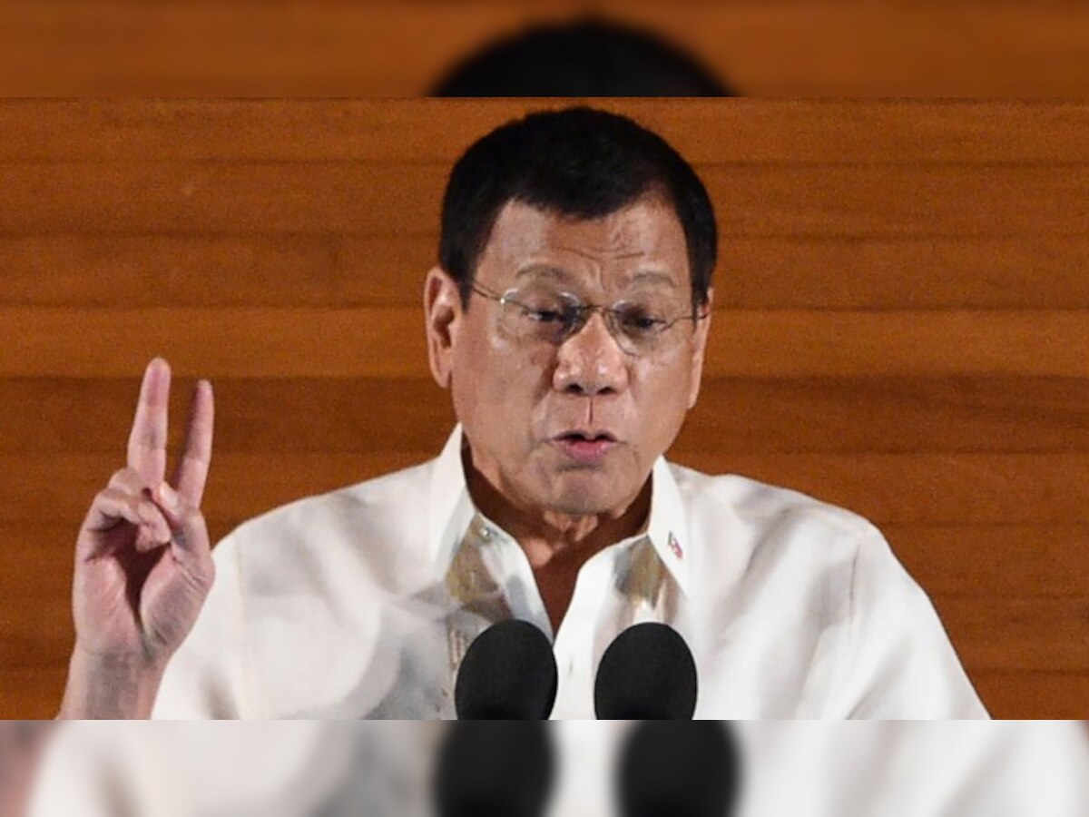 फिलीपीन के राष्ट्रपति रोड्रिगो दुतेर्ते की फाइल फोटो.