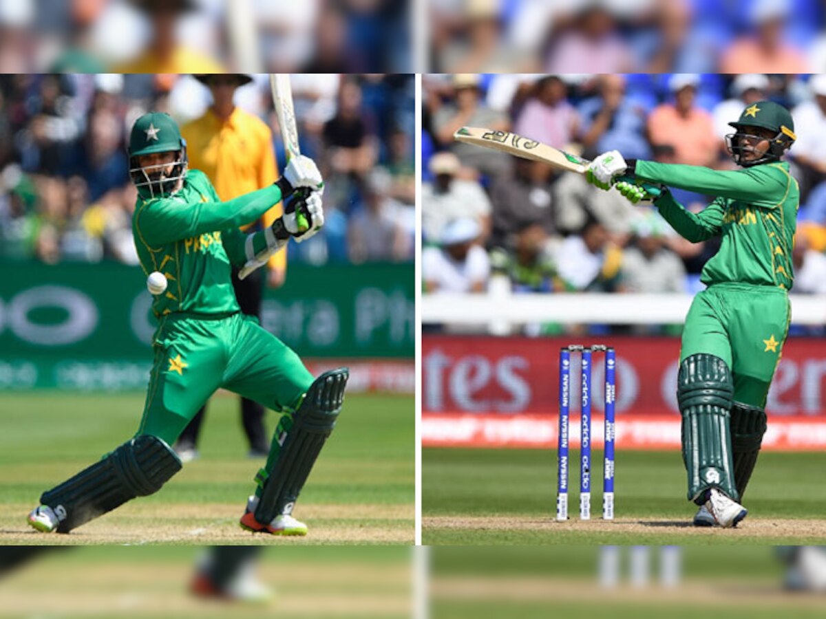 Cricket Score ENG vs PAK: पाक के सलामी बल्लेबाज़ अज़हर अली (बाएं) ने 76 रन और फख़र ज़मान ने 57 रनों की पारी खेली. (फोटो : आईसीसी/ट्विटर)