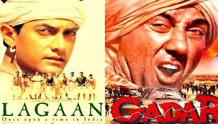 bOLLYWOOD moovies Lagaan and Gadar completed 15 years, craze of thease  moovies have not been reduced even today | &#39;लगान&#39; और &#39;गदर&#39; को हुए 15 साल,  आज भी कम नहीं हुआ है