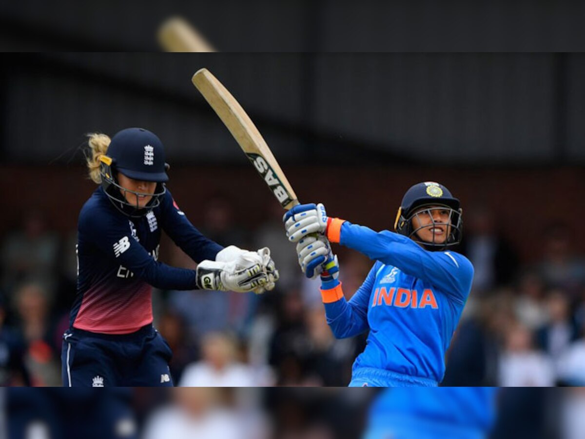 स्मृति, मिताली की मदद से भारत ने इंग्लैंड को 35 रन से हराया (Image : Cricket World Cup‏/Twitter)