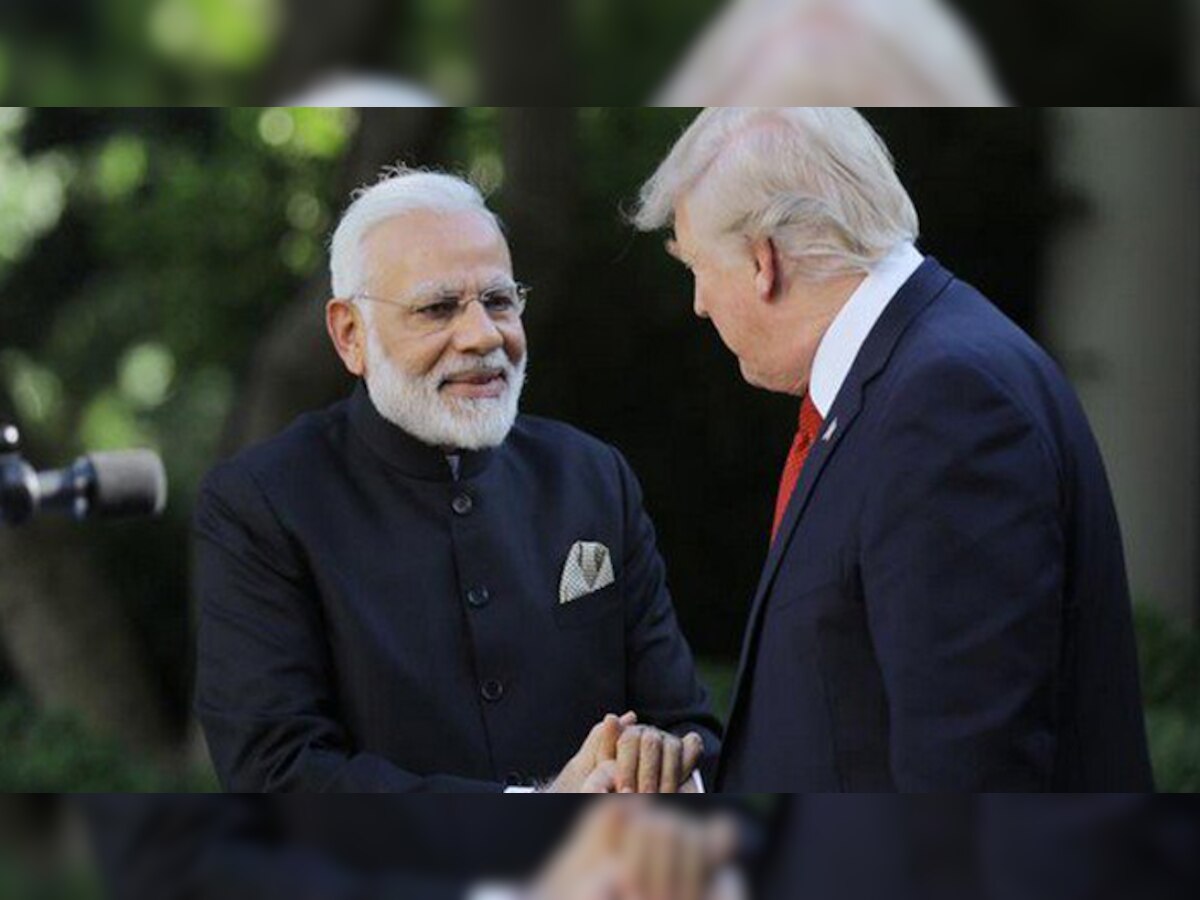 प्रधानमंत्री नरेंद्र मोदी और अमेरिकी राष्ट्रपति डोनाल्ड ट्रंप