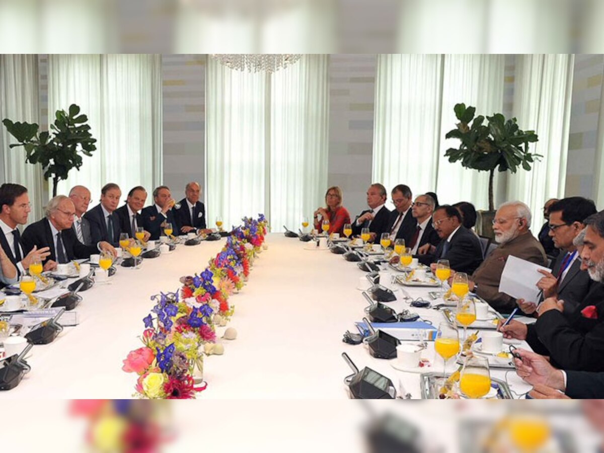 Dutch कंपनियों के  CEO's से बोले पीएम मोदी- अवसरों की भूमि है भारत  (फोटो- ट्विटर)