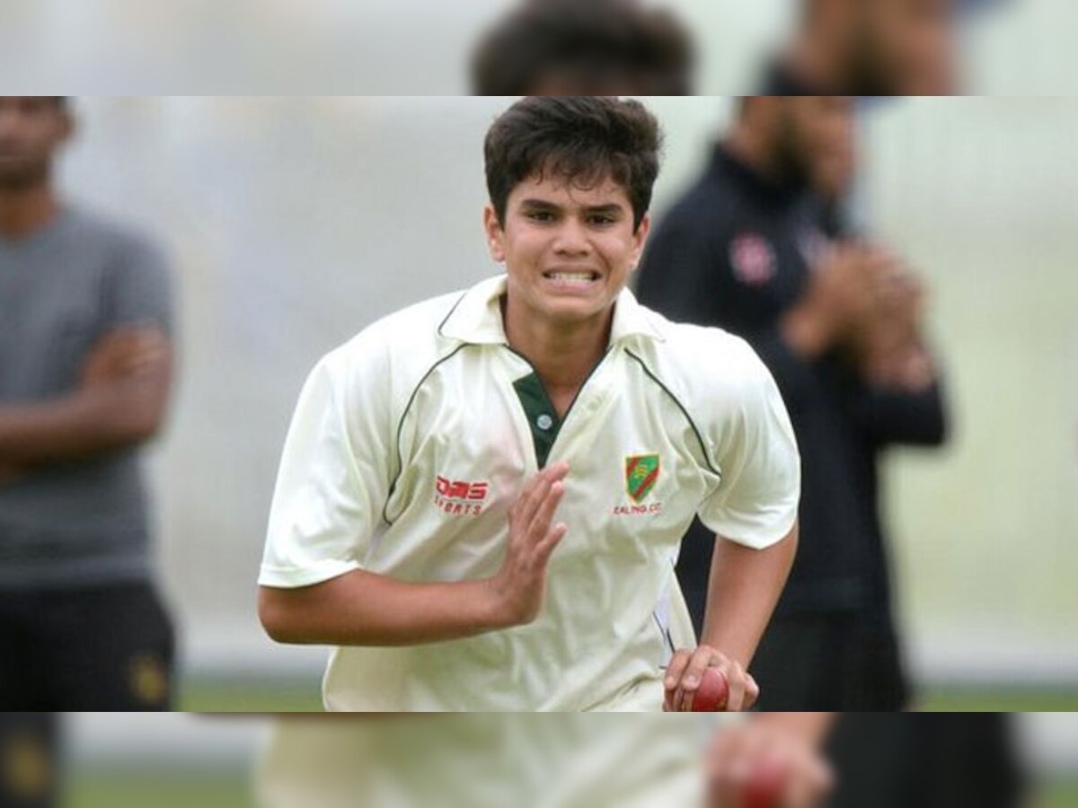 सचिन के बेटे अर्जुन की यॉर्कर से चोटिल हुआ इंग्लैंड टीम का स्टार बल्लेबाज (फोटोः ट्विटर)