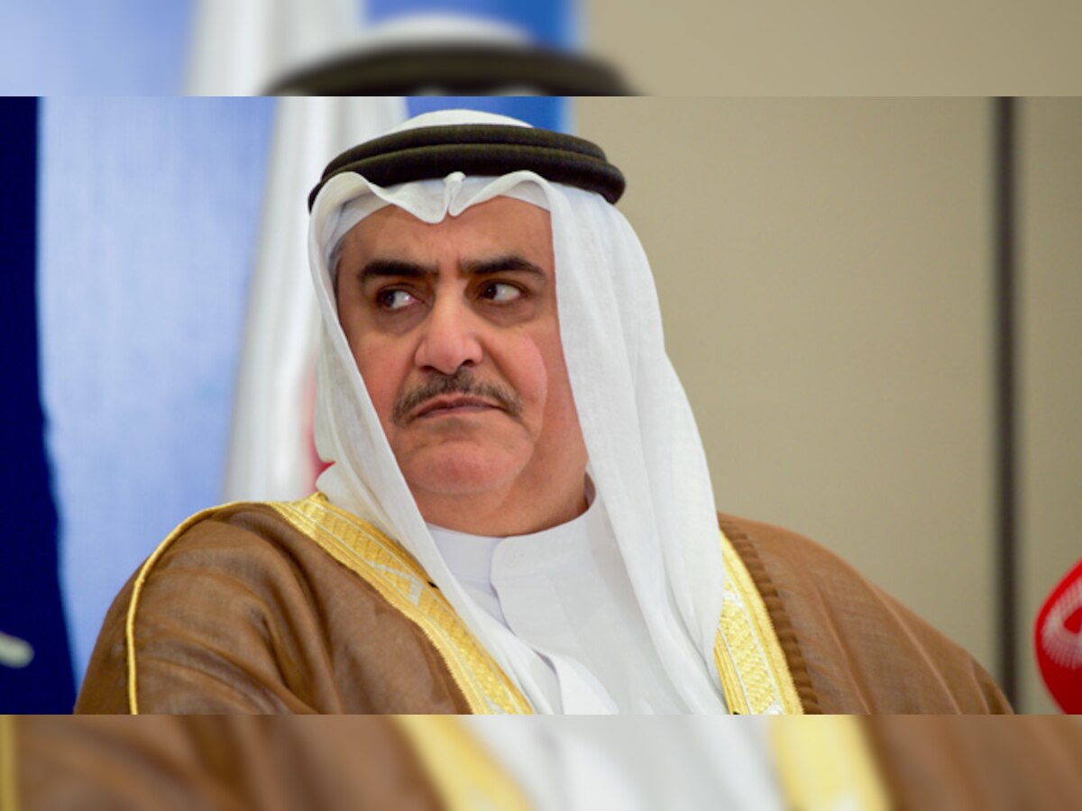 बहरीन के विदेश मंत्री शेख खालिद बिन अहमद अल खलीफा. (फाइल फोटो)