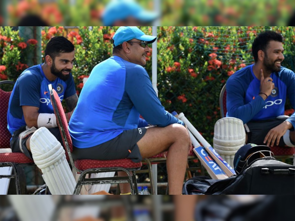 भारतीय टीम के नए कोच रवि शास्त्री की कोचिंग का दिख रहा है असर! (फोटोः ट्विटर रवि शास्त्री)