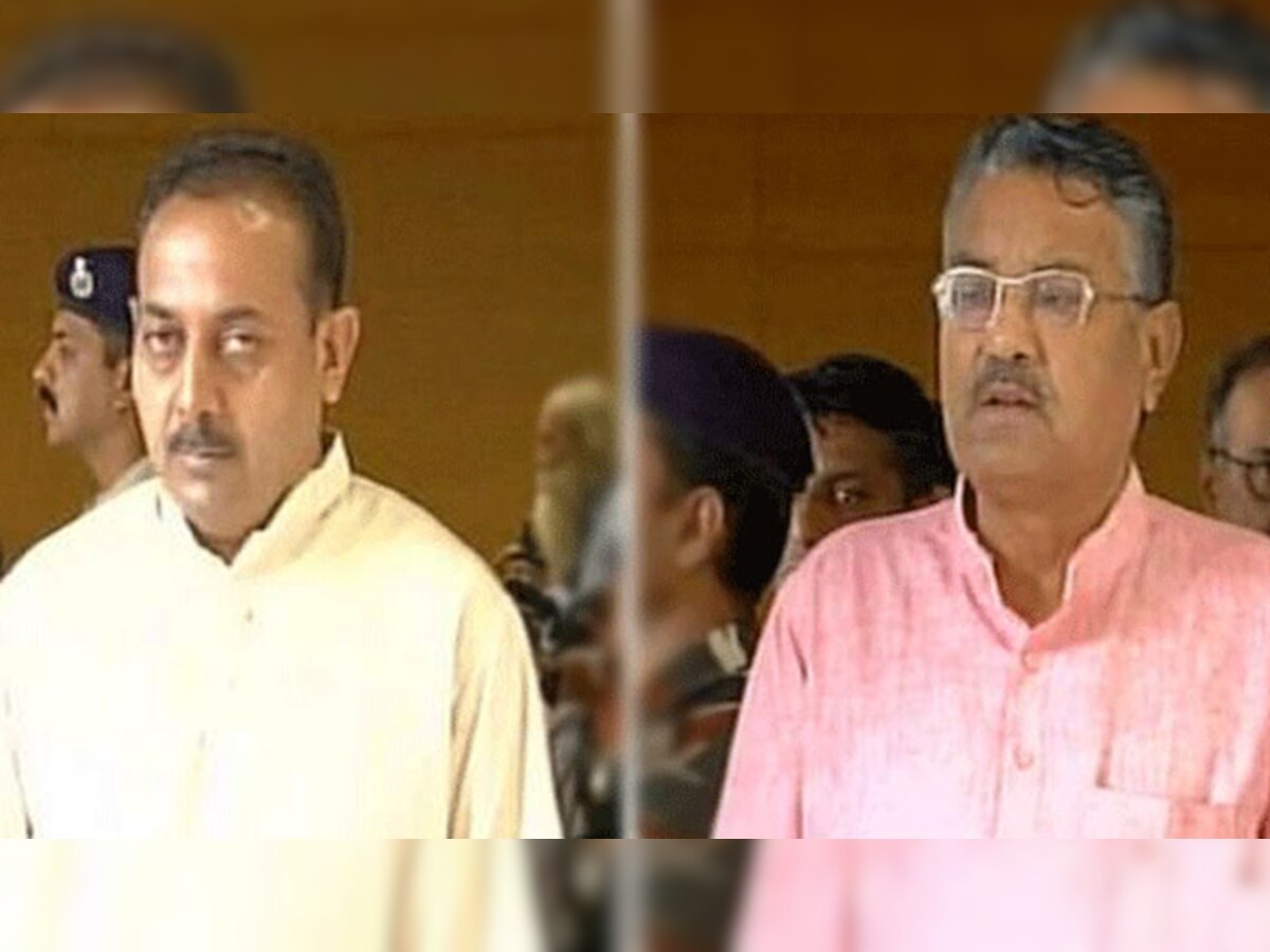 कांग्रेस के दो बागी विधायक भोला भाई गोहिल और राघवजी पटेल (फोटोःसोशल मीडिया)