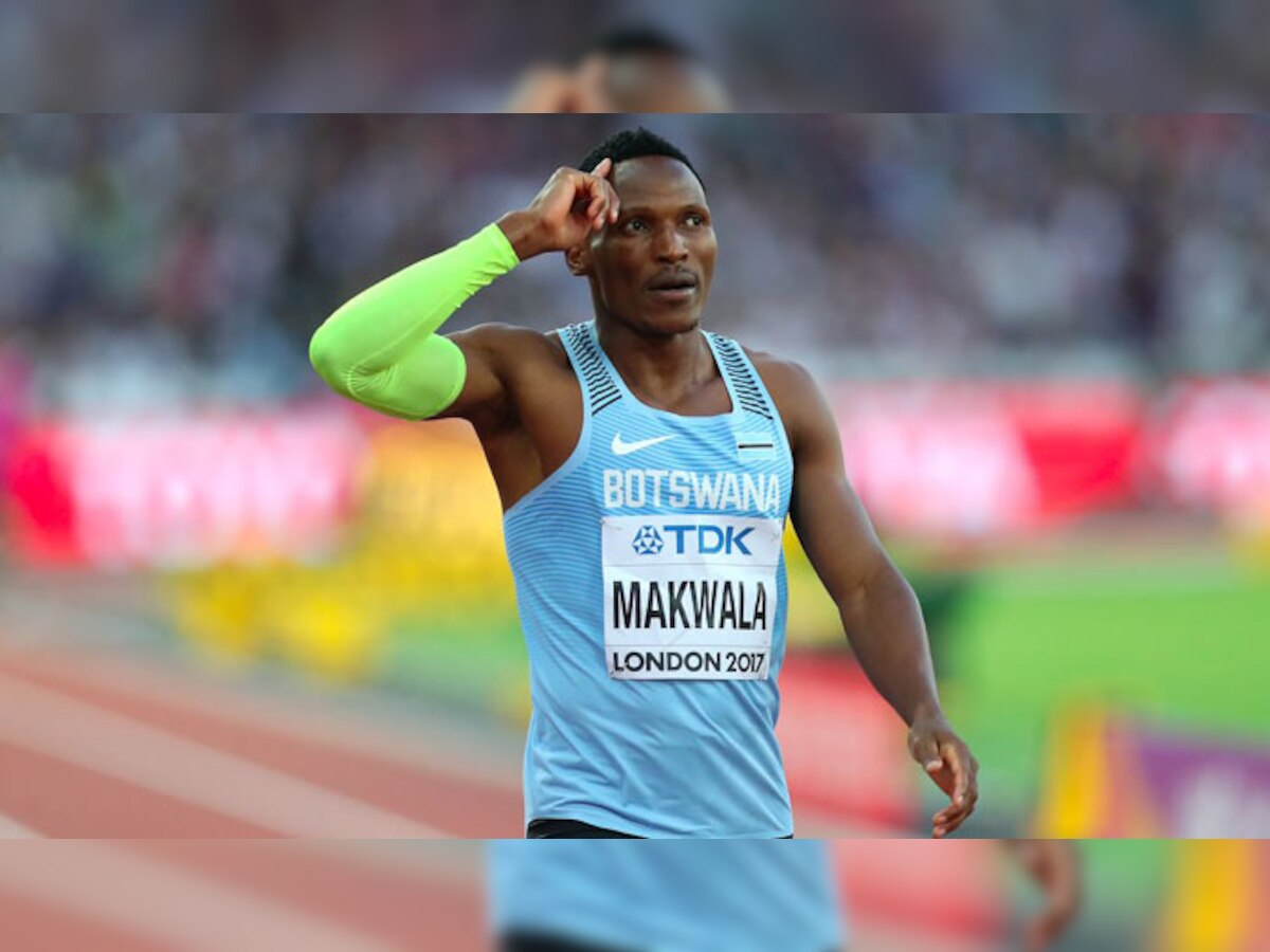 मकवाला ने 9 अगस्त रात को अकेले दौड़कर 20.20 सेकेंड में रेस को पूरा कर सेमीफाइनल के लिए क्वॉलीफाई किया. (PHOTO : IAAF/Twitter‏)