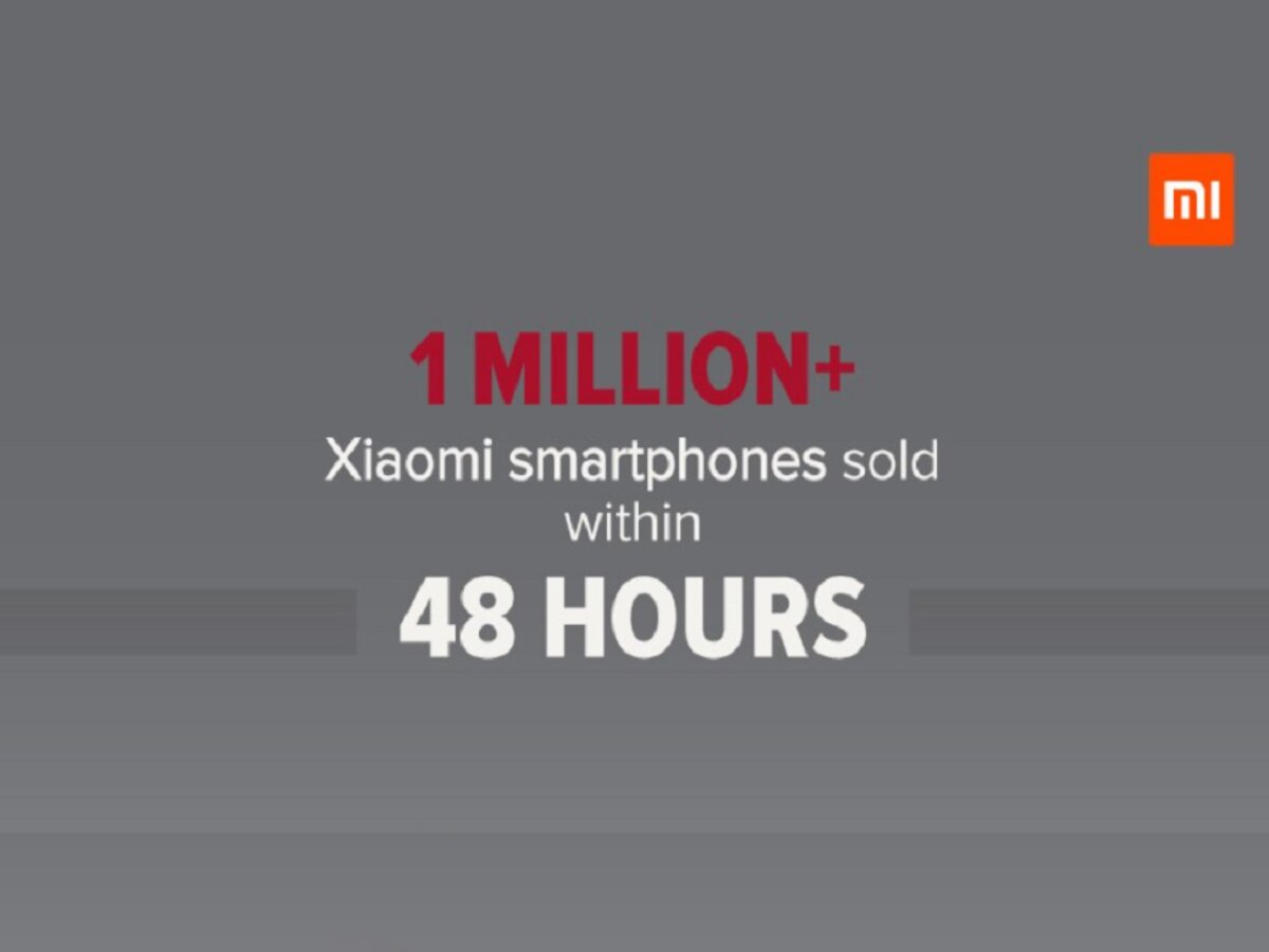 शाओमी के 48 घंटों में बिके 10 लाख से ज्यादा फोन (फोटो- xiamo twitter)