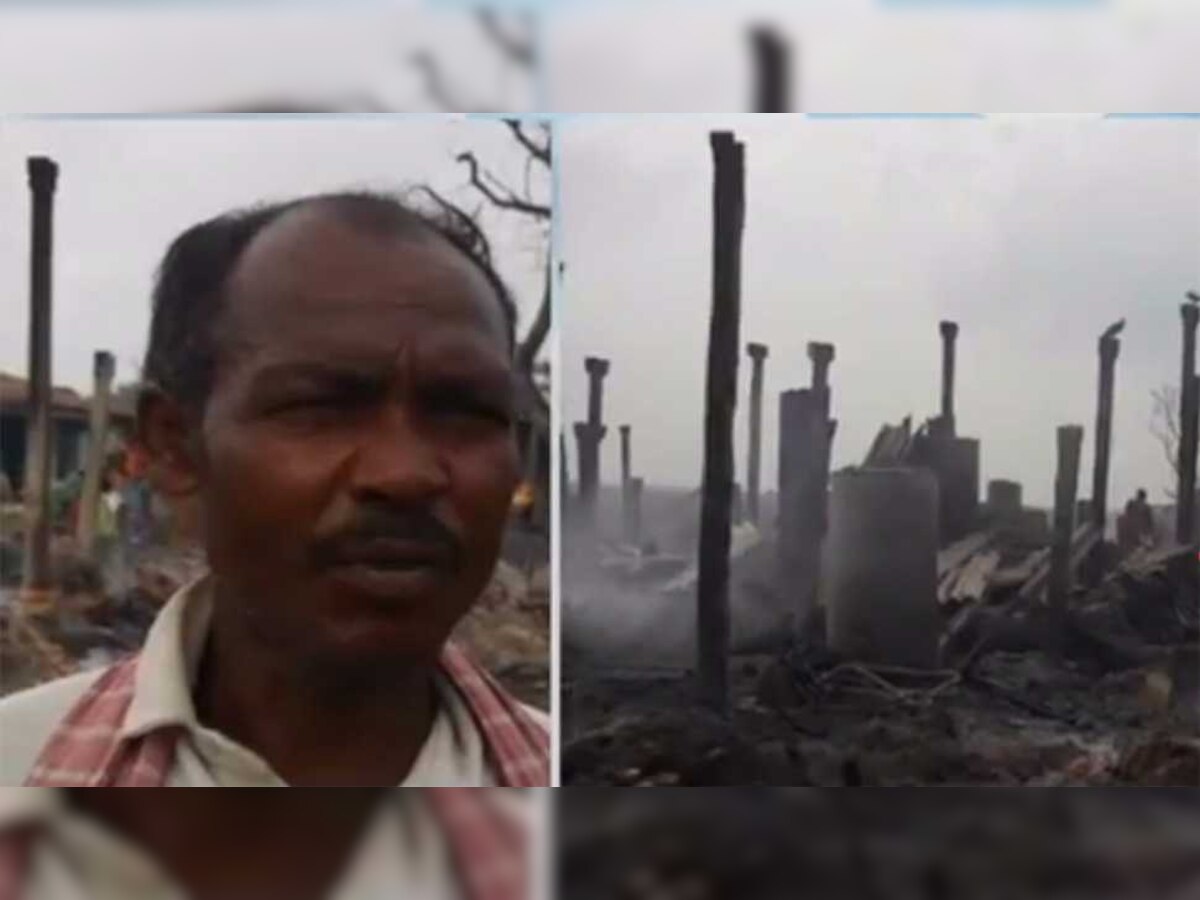 बिहारः खगड़िया में दबंगों ने महादलित समुदाय के 50 घर फूंके, कई मवेशी जले